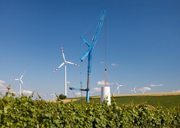 Anlagenbau ©Windkraft Simonsfeld, Klaus Rockenbauer